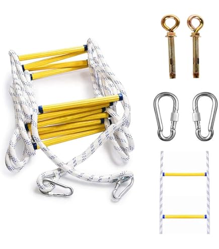 Amazon | 八ツ矢工業 アルミ縄ばしご 5m 12042【同梱・代引不可